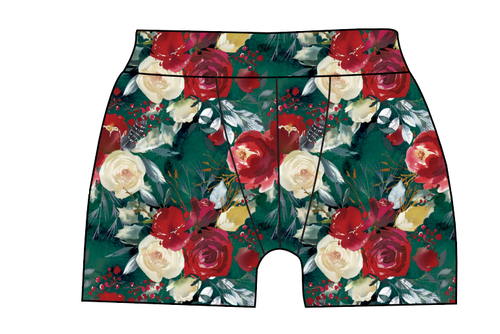 Merry Floral Mens' Boxer Briefs