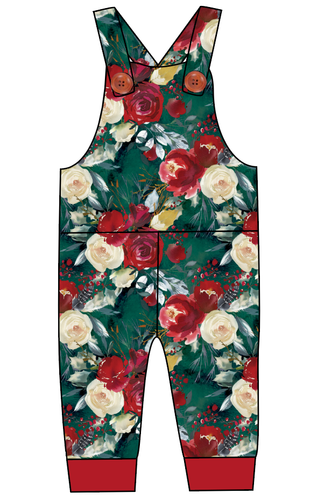 Merry Floral Overalls and Shortalls