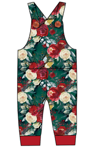 Merry Floral Overalls and Shortalls