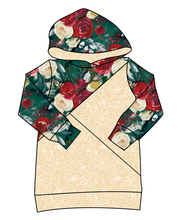 Load image into Gallery viewer, Merry Floral Classic Hoodie (or Crewneck)
