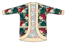 Load image into Gallery viewer, Merry Floral Ladies' Cocoon Cardigan