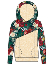 Load image into Gallery viewer, Merry Floral Ladies' Slouchy V-Neck Tee