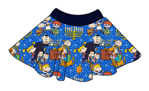 Hanukkah Special Circle Skirt