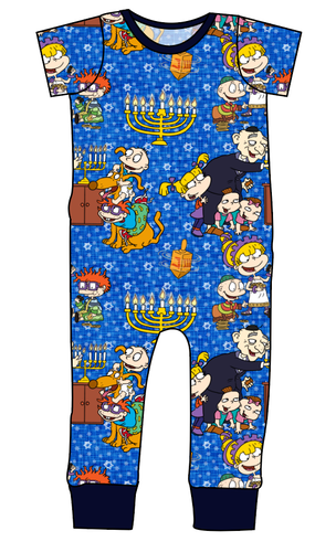 Hanukkah Special Emmett Pants And Shorts T-Shirt Romper