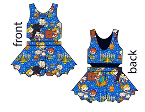 Hanukkah Special Kids Playsuit