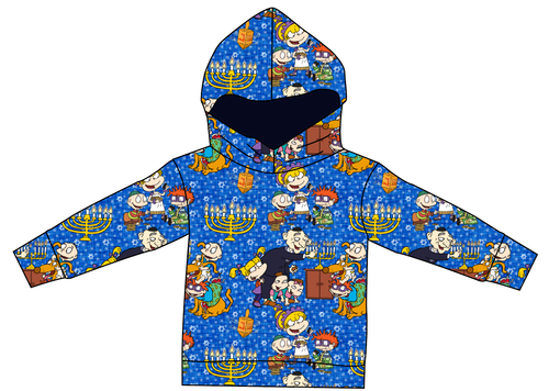 Hanukkah Special Ladies Oversized Hoodie