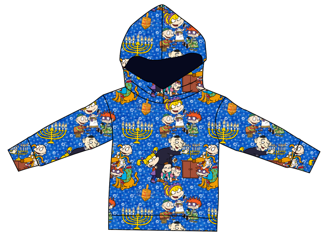 Hanukkah Special Ladies Oversized Hoodie