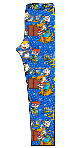 Hanukkah Special Ladies' Lounge Leggings