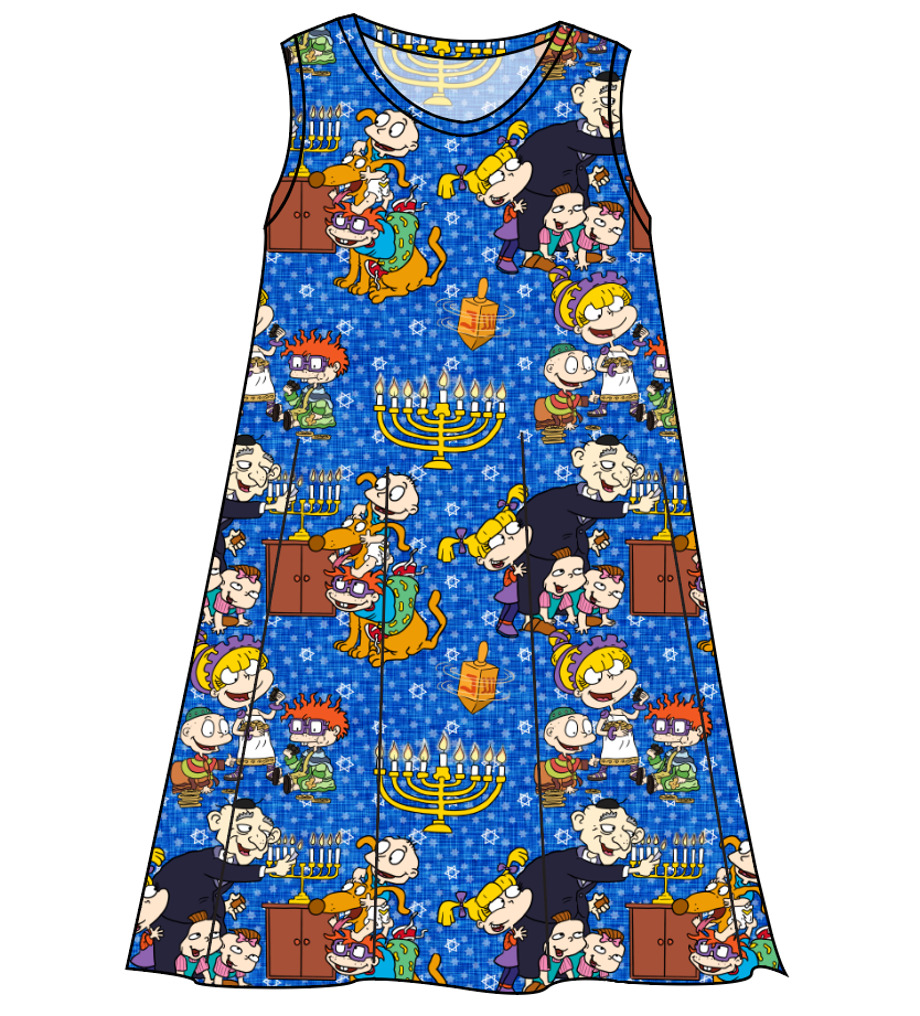 Hanukkah Special Ladies' Swing Dress