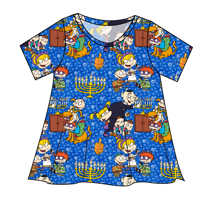 Hanukkah Special Ladies' Swing Tee