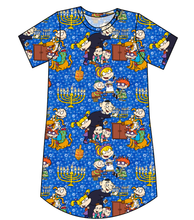 Load image into Gallery viewer, Hanukkah Special Ladies&#39; T-Shirt Dress
