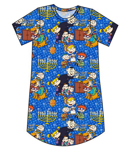 Hanukkah Special Ladies' T-Shirt Dress