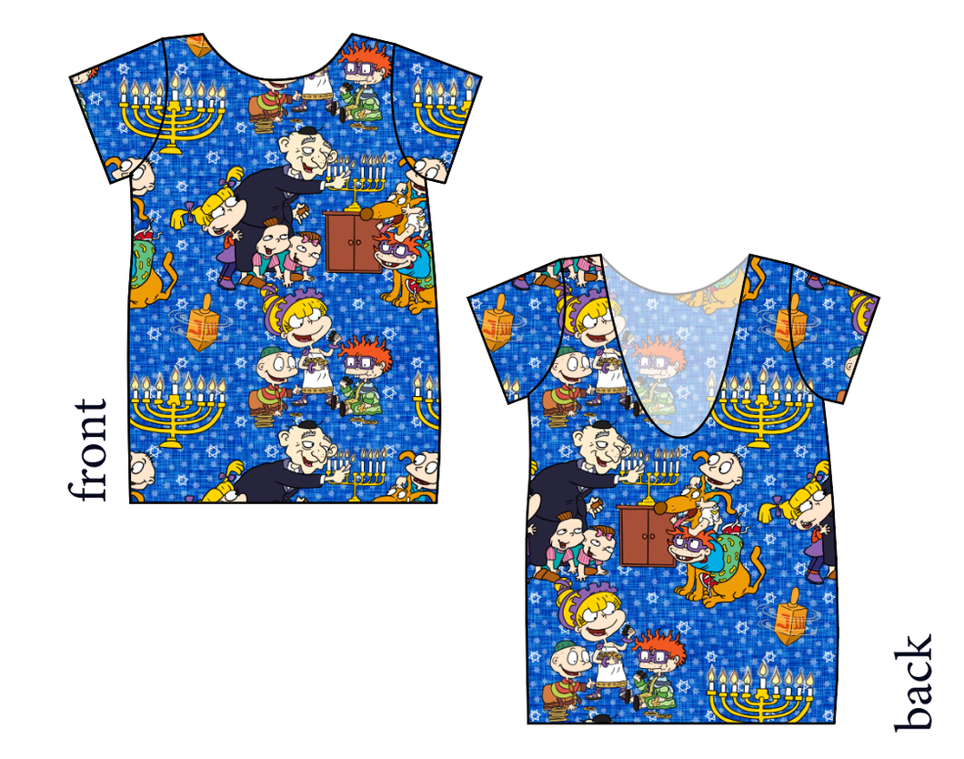 Hanukkah Special Low Back Ballerina Tee
