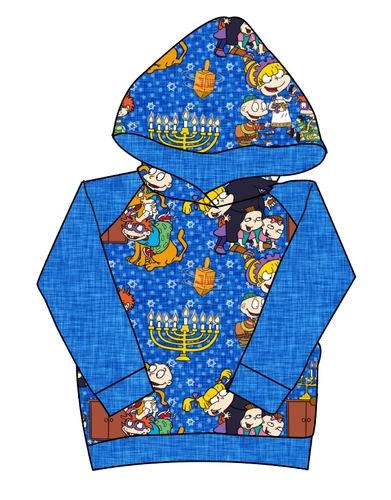 Hanukkah Special Classic Hoodie (or Crewneck)