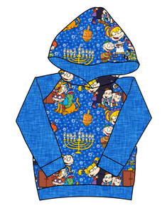 Hanukkah Special Classic Hoodie (or Crewneck)