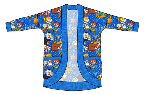 Hanukkah Special Ladies' Cocoon Cardigan