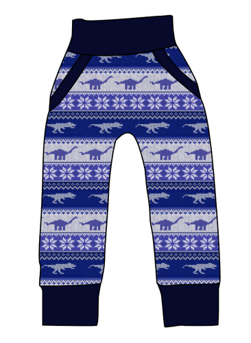Dino Holiday Sweater Beanpole Pants And Shorts
