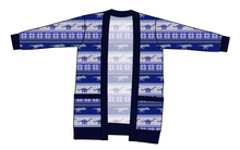 Load image into Gallery viewer, Dino Holiday Sweater Kids Grandpa Cardigan