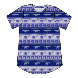 Dino Holiday Sweater Ladies' Relaxed Tee