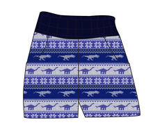 Load image into Gallery viewer, Dino Holiday Sweater Ladies&#39; Joggers and Jogger Shorts