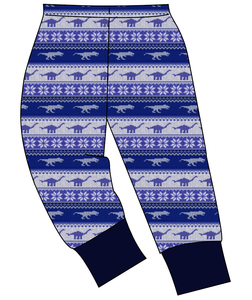 Dino Holiday Sweater Ladies' Lounge Pants