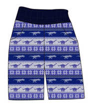 Load image into Gallery viewer, Dino Holiday Sweater Mens&#39; Joggers and Jogger Shorts