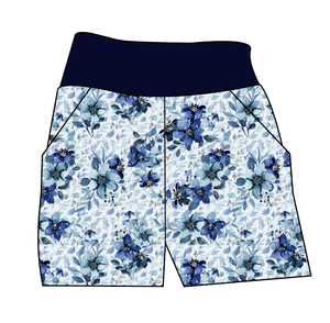 Winter Floral Basic Joggers And Jogger Shorts