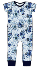 Load image into Gallery viewer, Winter Floral Bennett Pants and Shorts Length T-Shirt Romper