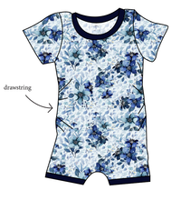 Load image into Gallery viewer, Winter Floral Grow With Me Pants And Shorts Romper