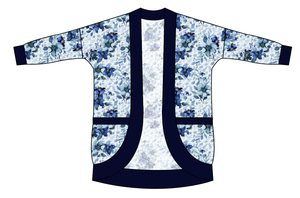 Winter Floral Ladies' Cocoon Cardigan