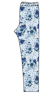 Winter Floral Ladies' Lounge Leggings