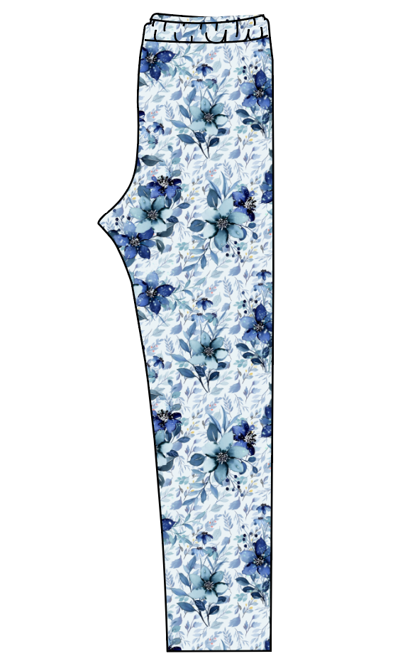 Winter Floral Ladies' Lounge Leggings