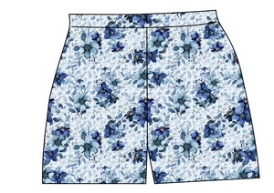 Winter Floral Ladies' Lounge Shorts
