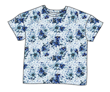 Load image into Gallery viewer, Winter Floral Ladies&#39; Oversized Tee