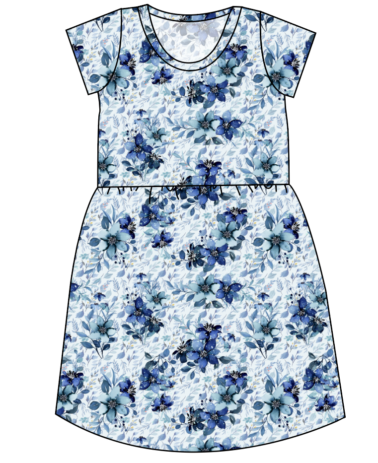 Winter Floral Ladies' Play Dress