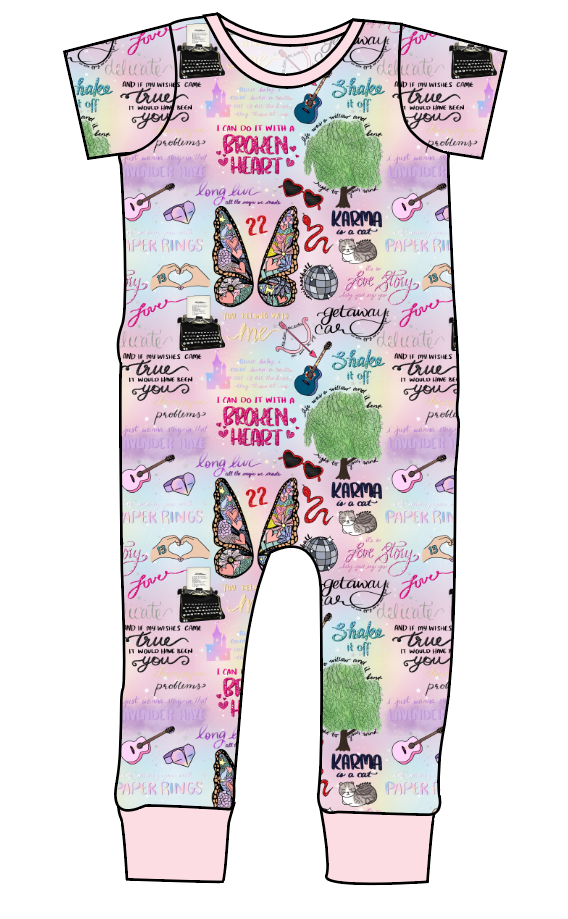 Swiftie Era Emmett Pants And Shorts T-Shirt Romper