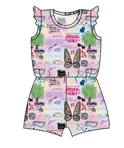 Swiftie Era Ivy Summer Romper