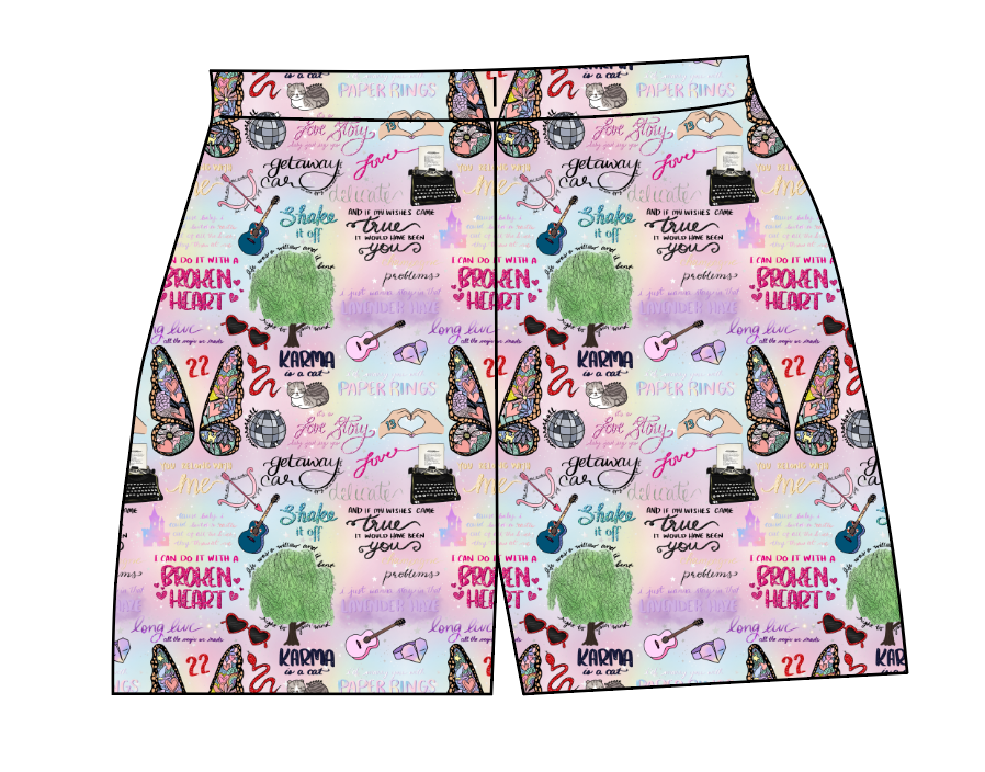 Swiftie Era Ladies' Lounge Shorts