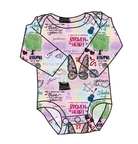 Swiftie Era Lap Neck Bodysuit