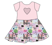 Load image into Gallery viewer, Swiftie Era Molly Heart Back Twirly Dress