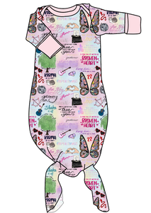 Swiftie Era Newborn Knotted Gown