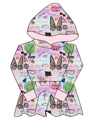 Swiftie Era Peplum Hoodie (or Crewneck)