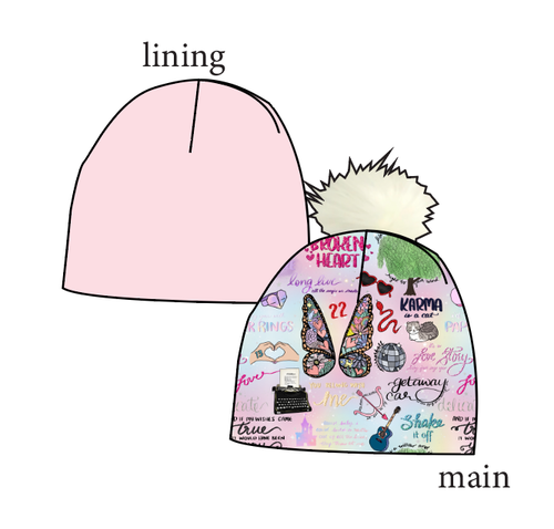 Swiftie Era Slouchy Beanie (Reversible!)