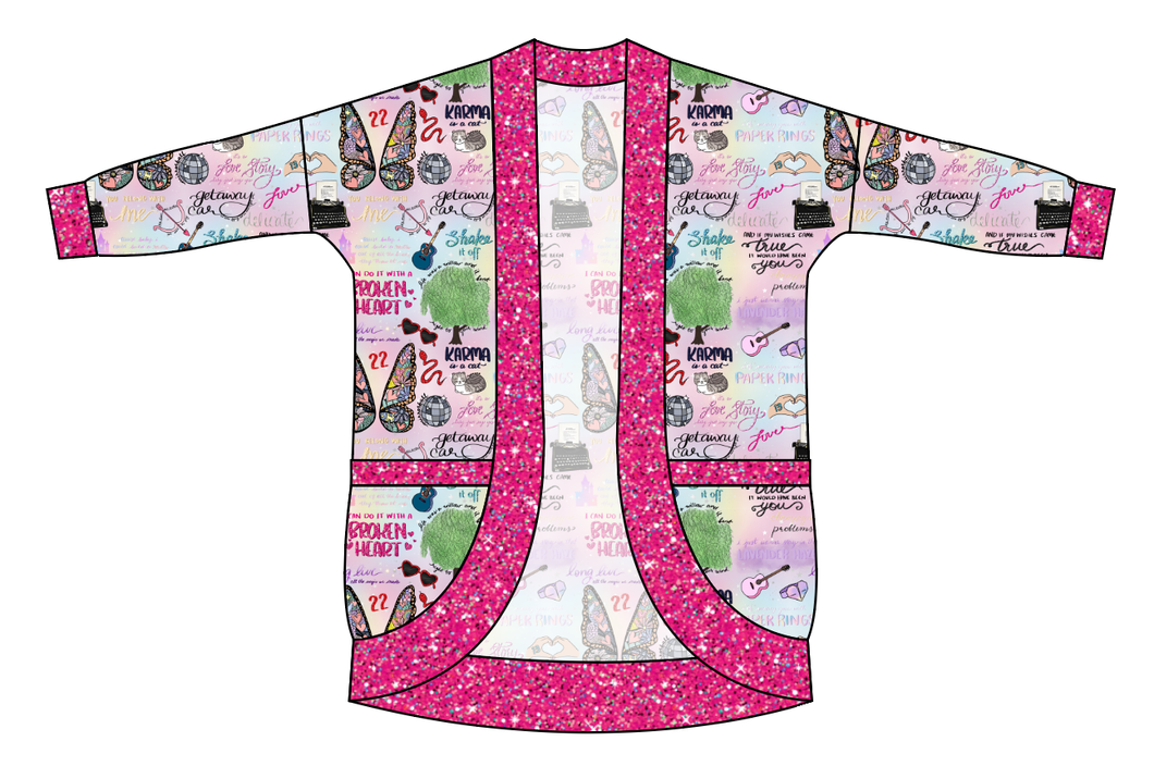 Swiftie Era Kids Cocoon Cardigan