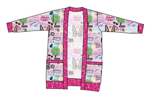 Swiftie Era Kids Grandpa Cardigan