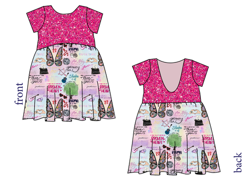 Swiftie Era Low Back Dress
