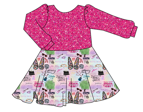 Swiftie Era Prairie Dress