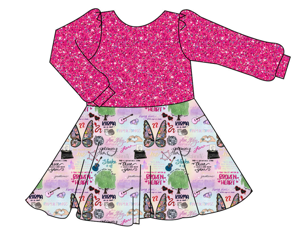 Swiftie Era Prairie Dress