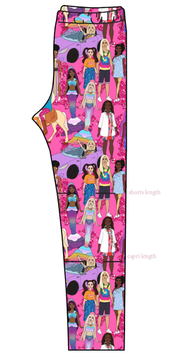 Girls Can Do Anything Basic Leggings