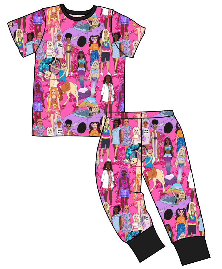 Girls Can Do Anything Basic Loungewear Set